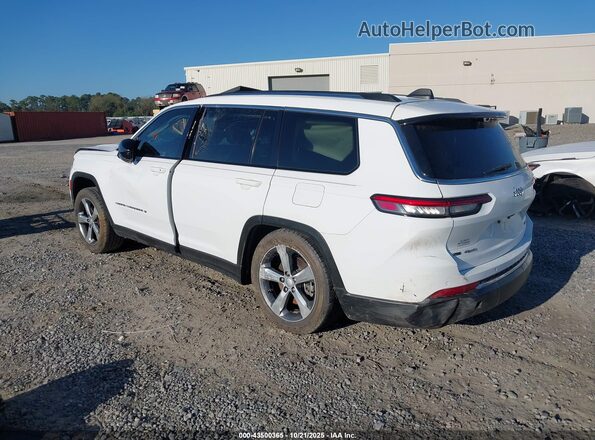 1C4RJKBGXM8103850 2021 JEEP GRAND CHEROKEE L White უკანა მარცხენა