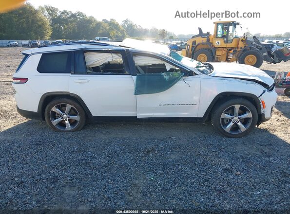 1C4RJKBGXM8103850 2021 JEEP GRAND CHEROKEE L White ხელსაწყოთა პანელის ხედი