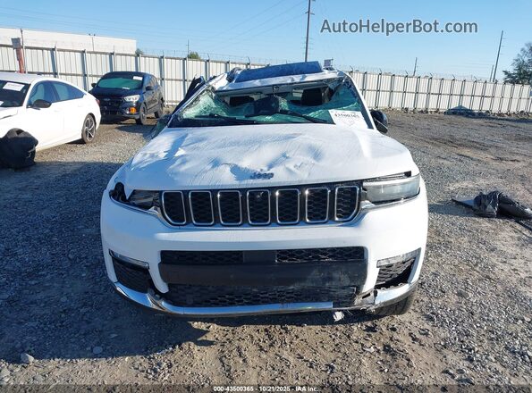 1C4RJKBGXM8103850 2021 JEEP GRAND CHEROKEE L White წინა პანელის ხედი