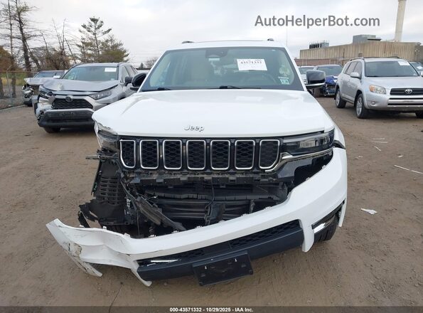 1C4RJKBGXM8111656 2021 JEEP GRAND CHEROKEE L Белый Вид щитка приборов