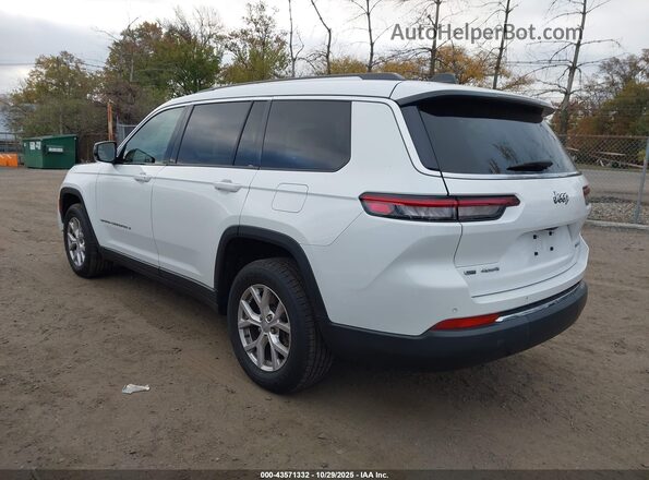 1C4RJKBGXM8111656 2021 JEEP GRAND CHEROKEE L Белый Задняя левая четверть