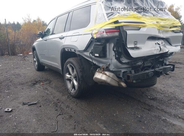 1C4RJKBGXM8118901 2021 JEEP GRAND CHEROKEE L Серебряный Вид спереди