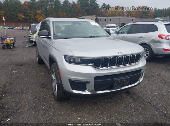 1C4RJKBGXM8118901 2021 JEEP GRAND CHEROKEE L Серебряный Вид щитка приборов