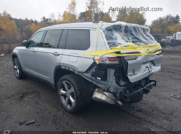 1C4RJKBGXM8118901 2021 JEEP GRAND CHEROKEE L Серебряный Панорамный вид салона 360°