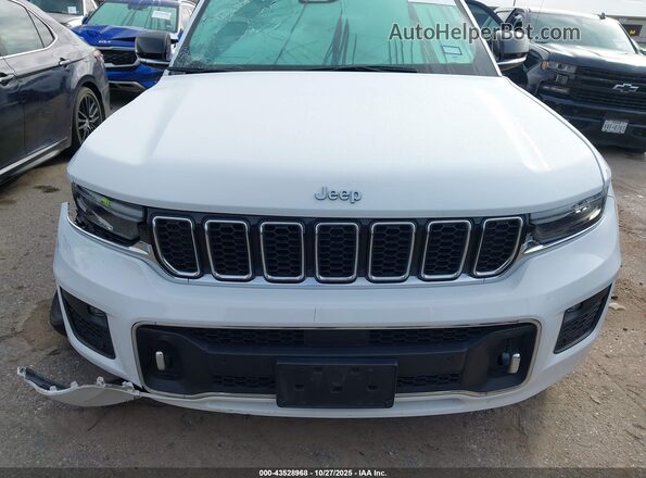 1C4RJKDG4M8209966 2021 JEEP GRAND CHEROKEE L White Սարքավորումների վահանակի տեսք