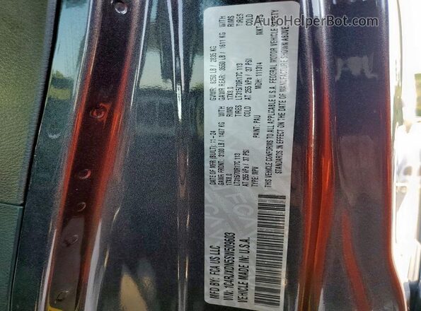 1C4RJXDN5SW509603 2025 JEEP WRANGLER Black Սալոնի 360 աստիճան տեսք