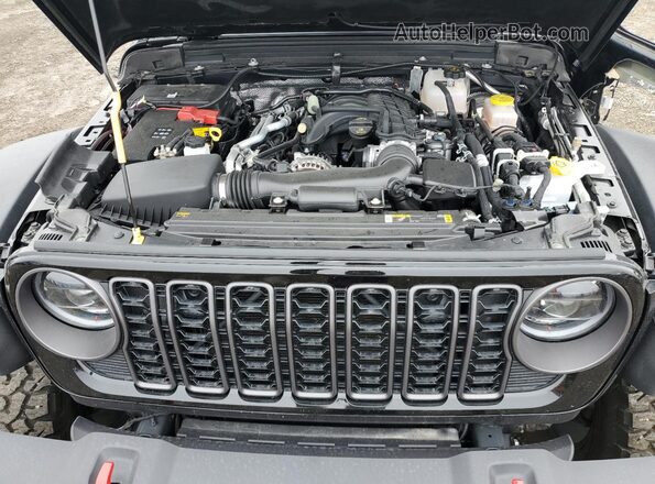 1C4RJXFG3RW369947 2024 JEEP WRANGLER Black Widok komory silnika