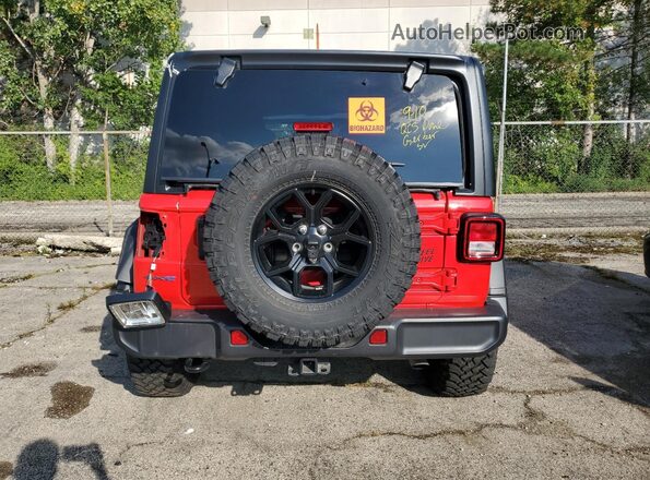 1C4RJXN65SW583515 2025 JEEP WRANGLER Red Vista trasera