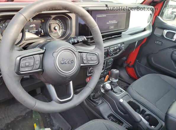 1C4RJXN65SW583515 2025 JEEP WRANGLER Red Vista del salpicadero