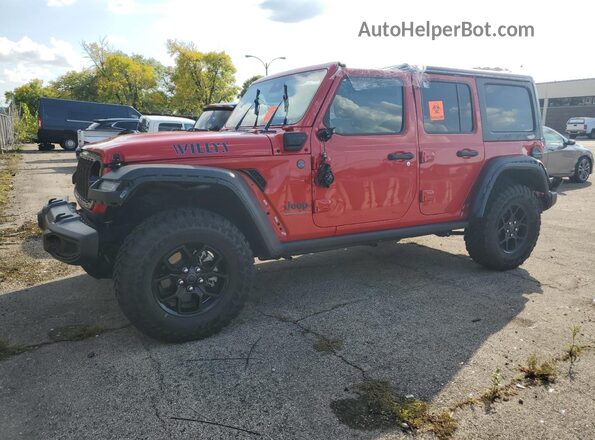1C4RJXN65SW583515 2025 JEEP WRANGLER Red Vista interior de 360 grados