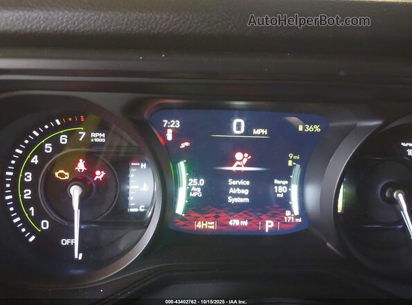 1C4RJXN68SW596890 2025 JEEP WRANGLER Gray Widok tylnych siedzeń