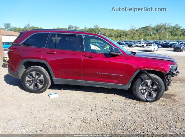 1C4RJYB61RC680944 2024 JEEP GRAND CHEROKEE 4XE Red Панорамний вид салону 360°