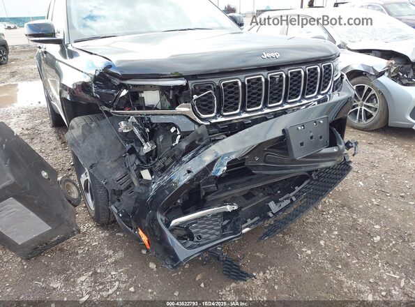 1C4RJYB67P8788954 2023 JEEP GRAND CHEROKEE 4XE Black Front view