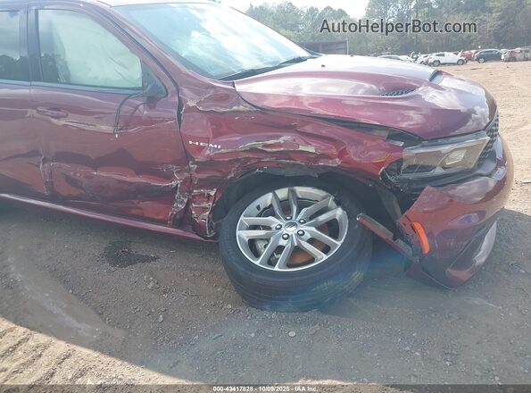 1C4SDHCT6NC209959 2022 DODGE DURANGO Темно-бордовый Вид спереди