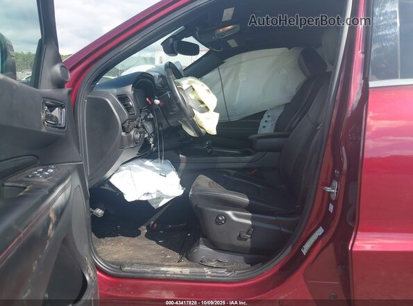 1C4SDHCT6NC209959 2022 DODGE DURANGO Темно-бордовый Вид салона спереди