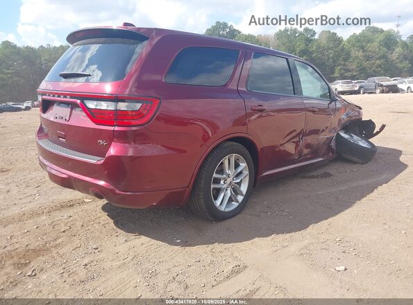 1C4SDHCT6NC209959 2022 DODGE DURANGO Темно-бордовый Задняя правая четверть
