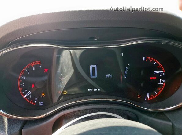 1C4SDHCT7KC604485 2019 DODGE DURANGO Gray ხელსაწყოთა პანელის ხედი