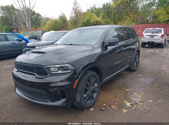 1C4SDJCT2MC541015 2021 DODGE DURANGO Black Front left