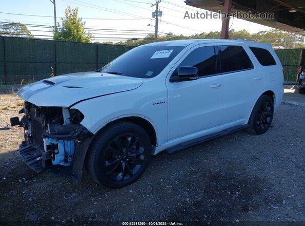 1C4SDJCT3NC202152 2022 DODGE DURANGO White Առջևի ձախ երեք քառորդ տեսարան