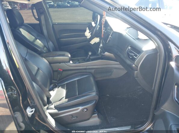 1C4SDJCT4MC764088 2021 DODGE DURANGO Черный Вид салона спереди