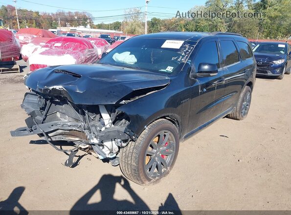 1C4SDJCT4MC764088 2021 DODGE DURANGO Черный Вид спереди