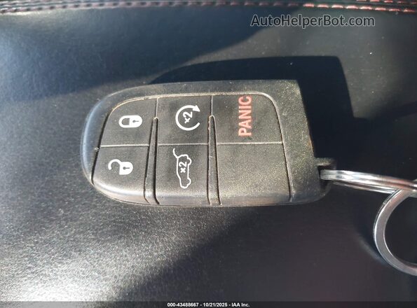 1C4SDJCT4MC764088 2021 DODGE DURANGO Черный Вид панели приборов
