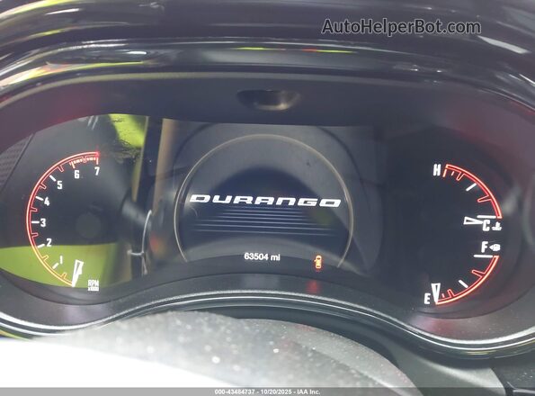 1C4SDJCT4NC221387 2022 DODGE DURANGO Black Հետևի նստատեղերի տեսք
