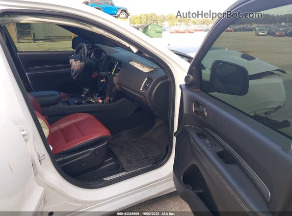 1C4SDJGJ1LC356414 2020 DODGE DURANGO White წინა სალონის ხედი