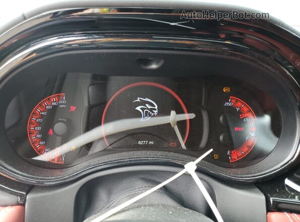 1C4SDJH98PC656090 2023 DODGE DURANGO Black Vista del cuadro de instrumentos