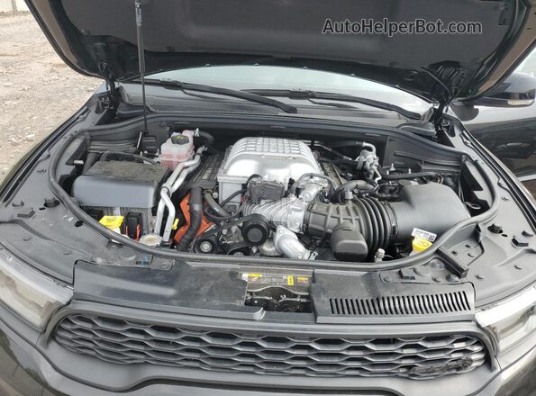 1C4SDJH98PC656090 2023 DODGE DURANGO Black Vista del compartimento del motor