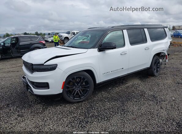 1C4SJSFP2RS107414 2024 JEEP GRAND WAGONEER L Белый Передняя левая четверть