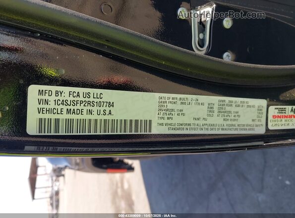 1C4SJSFP2RS107784 2024 JEEP GRAND WAGONEER L Black Engine compartment view