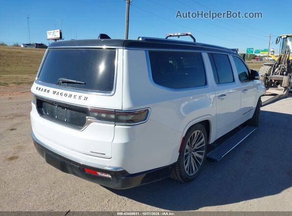 1C4SJSGPXRS182313 2024 JEEP GRAND WAGONEER L White Trasero derecho
