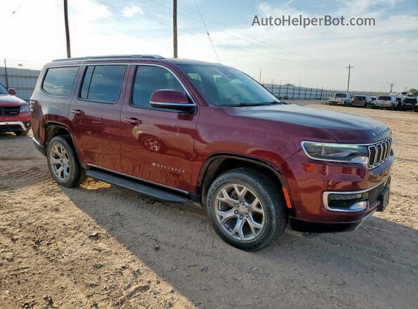 1C4SJVBT2NS101174 2022 JEEP WAGONEER Burgundy Przód prawy