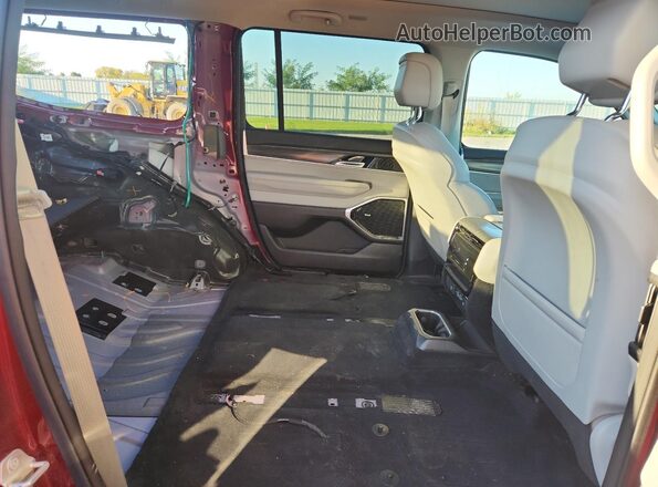1C4SJVDP3PS571443 2023 JEEP WAGONEER Red Vista interior trasera