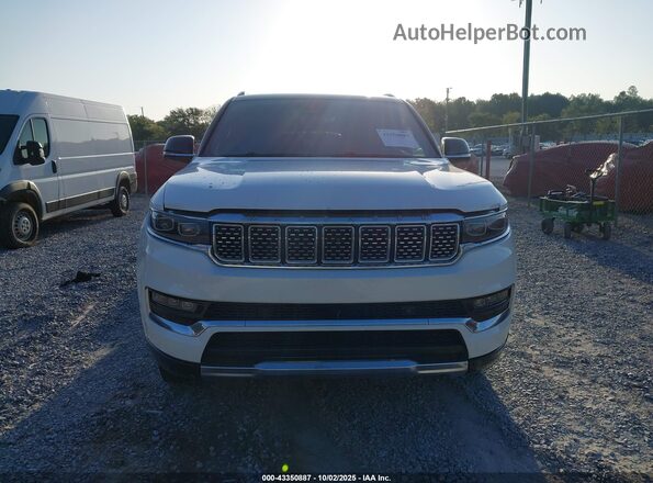 1C4SJVFP6PS540409 2023 JEEP GRAND WAGONEER White Սարքավորումների վահանակի տեսք