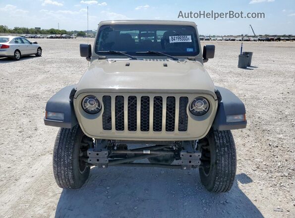 1C6HJTAG0LL165103 2020 JEEP GLADIATOR Tan Вид ззаду