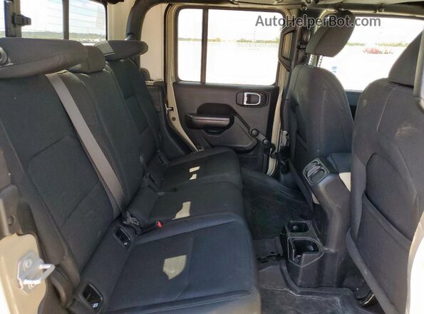 1C6HJTAG0LL165103 2020 JEEP GLADIATOR Tan Вид задньої частини салону