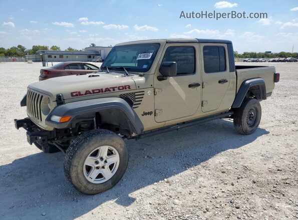 1C6HJTAG0LL165103 2020 JEEP GLADIATOR Tan Задня ліва чверть