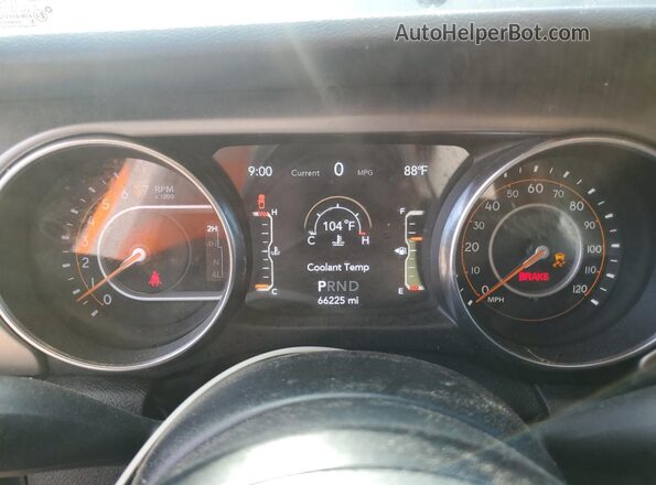 1C6HJTAG0LL177512 2020 JEEP GLADIATOR Gray Вид щитка приладів