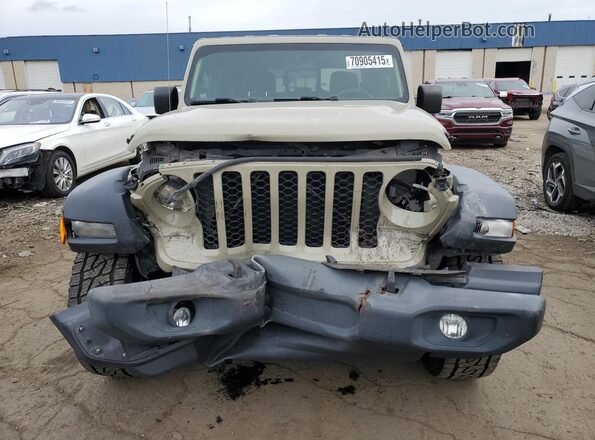 1C6HJTAG0LL211321 2020 JEEP GLADIATOR Tan Вид спереду