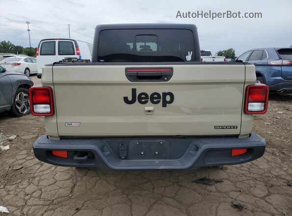 1C6HJTAG0LL211321 2020 JEEP GLADIATOR Tan Вид ззаду