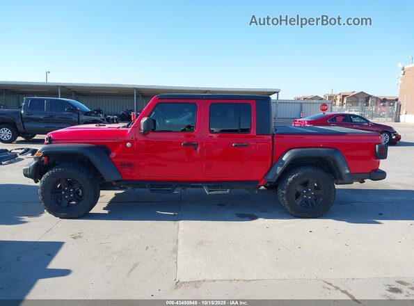 1C6HJTAG1LL217046 2020 JEEP GLADIATOR Красный Панорамный вид салона 360°