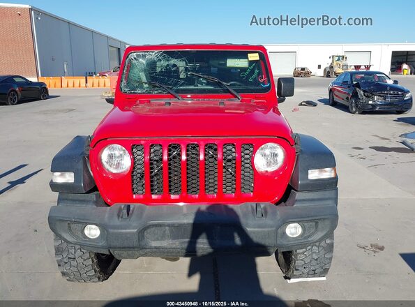 1C6HJTAG1LL217046 2020 JEEP GLADIATOR Красный Вид щитка приборов