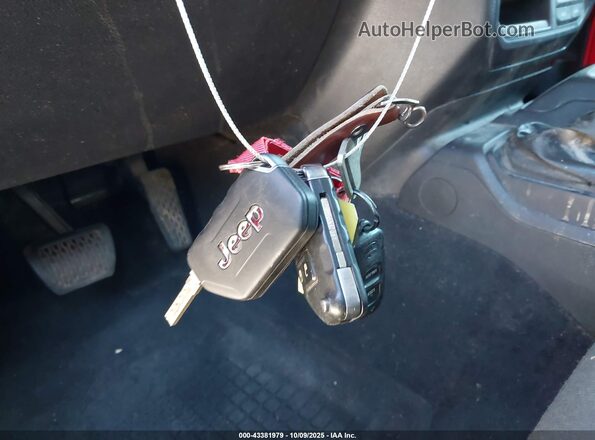 1C6HJTAG4LL128300 2020 JEEP GLADIATOR Red Вид панелі приладів