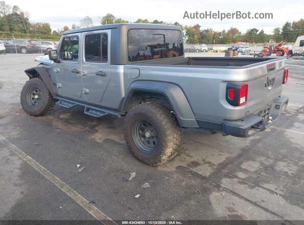1C6HJTAG4LL160275 2020 JEEP GLADIATOR Silver Задня ліва чверть