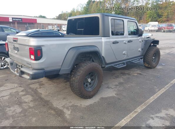 1C6HJTAG4LL160275 2020 JEEP GLADIATOR Silver Задня права чверть