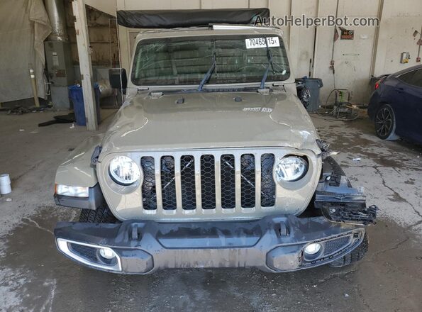 1C6HJTAG5LL206633 2020 JEEP GLADIATOR Желто-коричневый Вид спереди