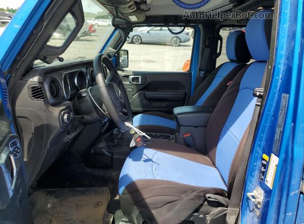 1C6HJTAG5PL575997 2023 JEEP GLADIATOR Blue Front interior view