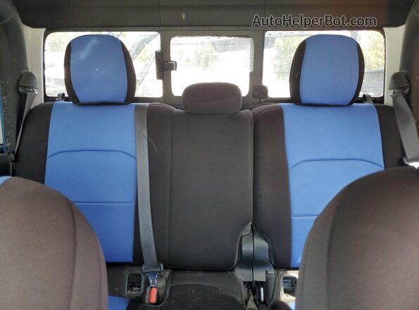 1C6HJTAG5PL575997 2023 JEEP GLADIATOR Blue Rear seats view